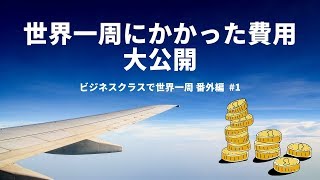 【ビジネスクラスで世界一周 番外編】#1 世界一周にかかった費用　大公開