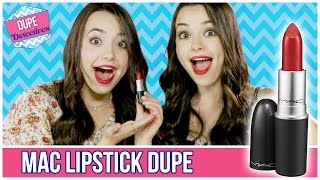 Best Drugstore Dupe For Mac Lipstick | Dupe Detectives w/ the Merrell Twins