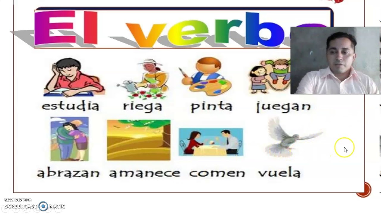 LENGUAJE 27 B EL VERBO - YouTube