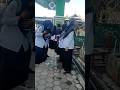 Kegiatan menyambut siswa siswi #mtsn1luwu setuap pagi