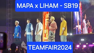 TEAMFAIR2024 | MAPA x LIHAM performed by SB19 | Fancam