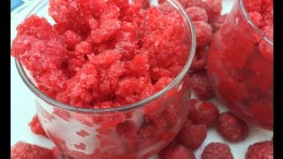 Raspberry Granita - A Quick Recipe for a Fruity Italian Frozen Dessert