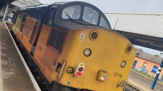 Colas 37116 idling in 3A @ Stockport 05/07/2024