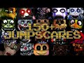 FNaF 150+ Fangames Jumpscares (2014 - 2022)