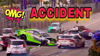 68th Macau grand prix accident 2021! 2021 第68屆澳門格蘭披治大賽車事故 !