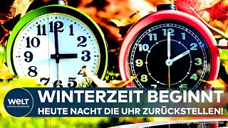 Zeitumstellung 2024: Winterzeit beginnt in Deutschland! Uhren um eine Stunde zurückdrehen!