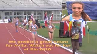 Interview Anita Hinriksdottir 800m World Youth Champion European Champions Clubs Cup 24-05-2014