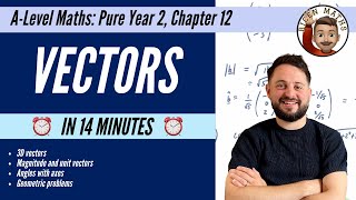 Vectors (Year 2) in less than 14 minutes • A-Level Maths, Pure Year 2, Chapter 12 📚