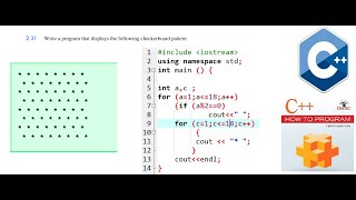 A program that print square pattern with loop