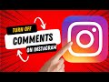 How to Turn Off Comments on your Instagram Post 2022