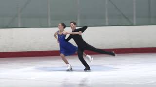 Sophia Kagolovskaya \u0026 Kieran MacDonald 2018-2019 Novice Dance Starlight Waltz