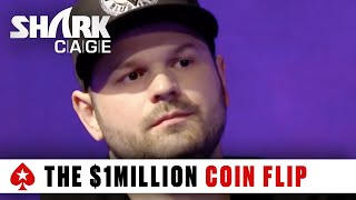 The $1,000,000 Coin Flip: Benger vs Tindall ♠️ The Shark Cage ♠️ PokerStars
