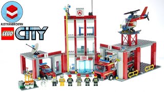 Lego City 77944 Fire Station Headquarters Speed Build - AustrianBrickFan