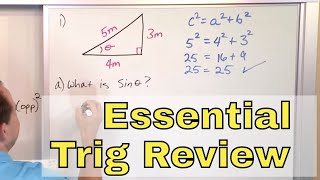 06 - Review of Essential Trigonometry (Sin, Cos, Tangent - Trig Identities & Functions)
