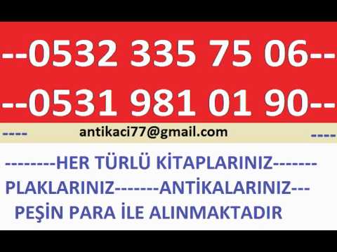 ATAŞEHİR ANTİKA 0531 981 01 90 FETİH İKİNCİ EL KİTAP ALANLAR ESKİ KİTAP ...