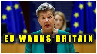 🚨 EU Warns Britain Against Banning Illegal Migrants 😡