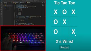 Tic Tac Toe Game Using HTML, CSS, JavaScript - No Talking