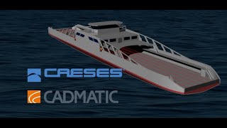 Optimization of a Double Ended Ferry with CAESES and CADMATIC