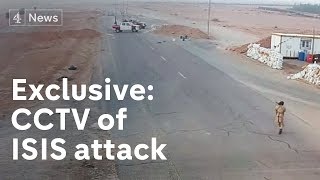 Exclusive: CCTV of Isis attack on Libya checkpoint