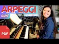 TUTTI GLI ARPEGGI AL PIANO: spiegazione COMPLETA, INTERATTIVA, SEMPLICE CON esempi PRATICI!