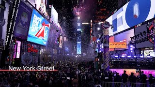 Times Square New Year's Eve 2022 Countdown New York City Dec. 31, 2021