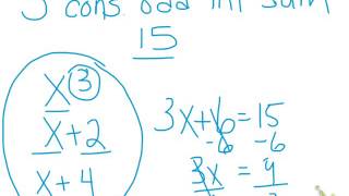 Setting up and Solving Consecutive Integer Problems