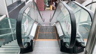 【屋外 エスカレーター 東芝製】名古屋三井ビルディング本館 降り 1→B1階  TOSHIBA Escalator at Nagoya Mitsui Building in Japan