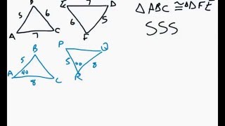 Math 20-2: 2.4 Congruent Triangles