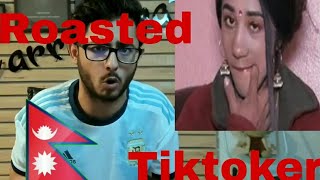 Carryminati rosted nepali tiktoker nikesh shresth