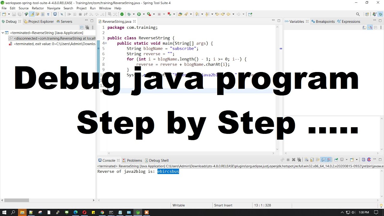 Debugging In Java