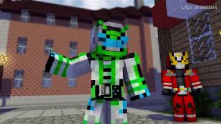Minecraft Animation Kamen Rider Decade Henshin