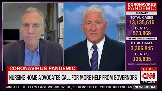 Mark Parkinson on CNN Newsroom Discussing Reopening, Requests More Assistance for Long Term Care