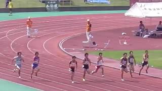 2016年北海道選手権男子100m予選3組