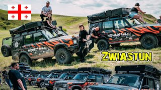 GRUZJA Z NOMADS4x4 13 sztuk LAND ROVER ów ZWIASTUN Gruzińskie Camel Trophy Overlanding GEORGIA 4x4