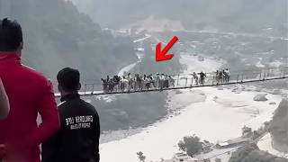 Moments Filmed Seconds Before Disasters