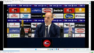 VIDEOCONFERENZA ALLEGRI POST CAGLIARI JUVENTUS 20 04 2024