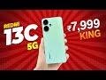 Redmi 13C 5G and 4G launched @ Just Rs.7,999  Redmi New Budget 5G Phone!