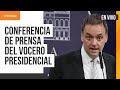 Conferencia de prensa del vocero presidencial, Manuel Adorni (21/10/2024)