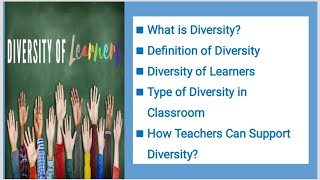 Diversity in Classroom #inclusive education #ded #bed #med #notes