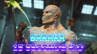 Baraka 100% Damage in 15 Seconds