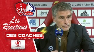 Brest - Lille : La réaction des coaches