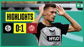 In letzter Minute am leeren Tor vorbeigeschoben: Elversberg - Mainz 05 | DFB Pokal | DAZN Highlights