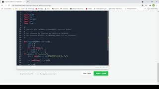 HackerRank Diagonal Difference Solution using Python3