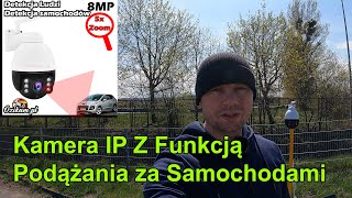 Kamera IP WiFi 8MP - Funkcja wykrywania Ludzi i Samochodów. Kamera 5x Zoom Optyczny oraz 4x Cyfrowy