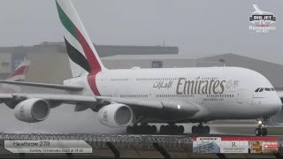 Departures and arrivals at a wet and windy London #Heathrow Airport