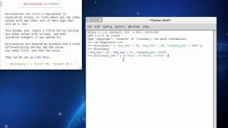 Python 25 Dictionaries