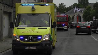 [Omroep (Nieuw kazernealarm)] Autopomp P01 en ziekenwagen Z02 met spoed naar een bevrijding beklemd!