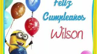 ¡Feliz Cumpleaños Wilson!