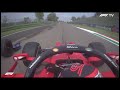 carlos sainz waves to lando norris after his p3 f1 onboard