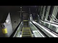 【エスカレーター】jr岡山駅西口の日立製エスカレーター jr okayama station【hitachi escalator】